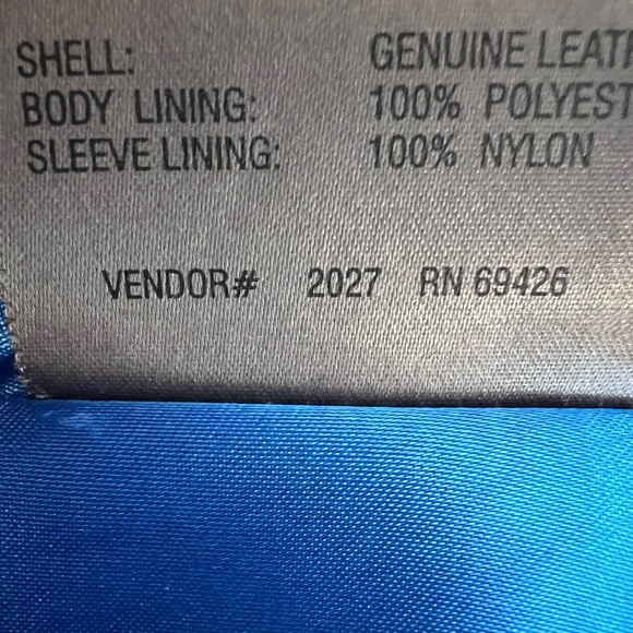 Wilson Leather Women's Black Leather
Button Up Collared Jacket Size: XL - Picture 6 of 7